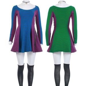 Betsey Johnson Colorblock Striped Dress